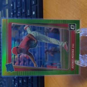 Lot - 2021 Donruss Optic - Lime Green